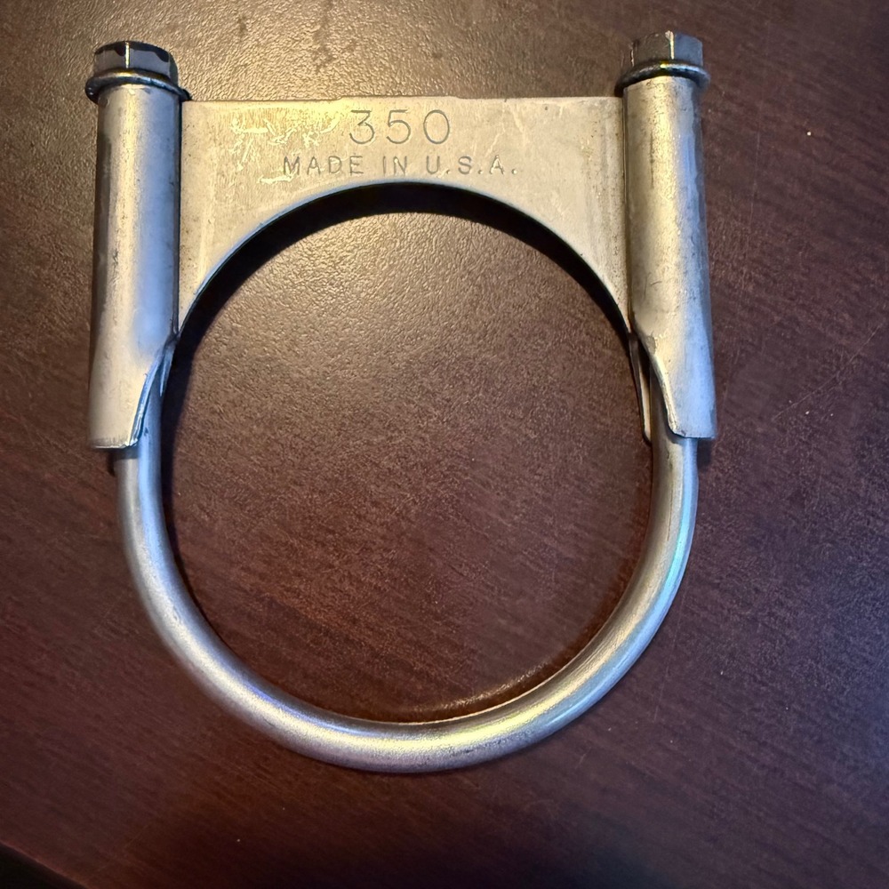 Clamps Inc 350 Stainless Steel Exhaust Clamp U Series Made in USA